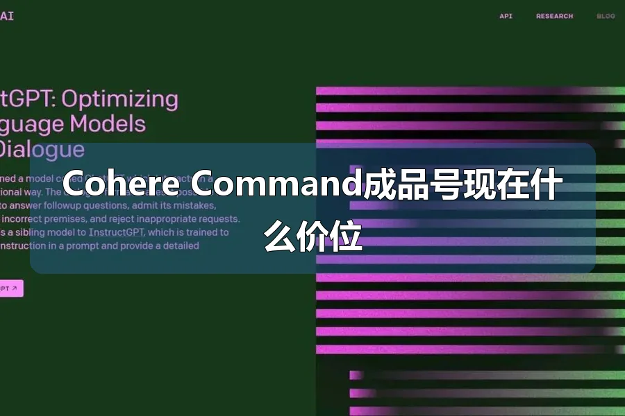 Cohere Command成品号现在什么价位